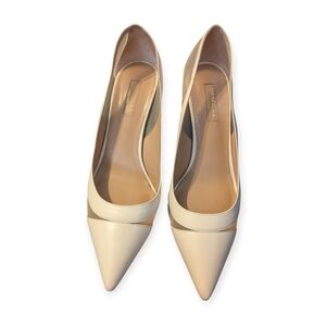 Aquazzura Cream Mesh Heels Size 39.5